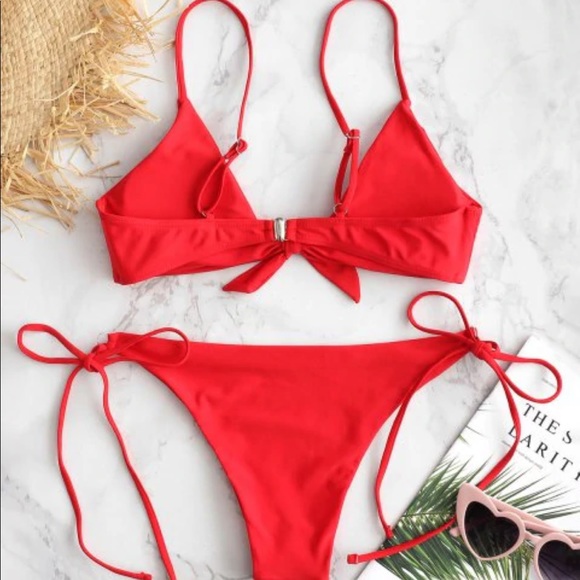 Red bikini from ZAFUL never worn - Picture 2 of 2